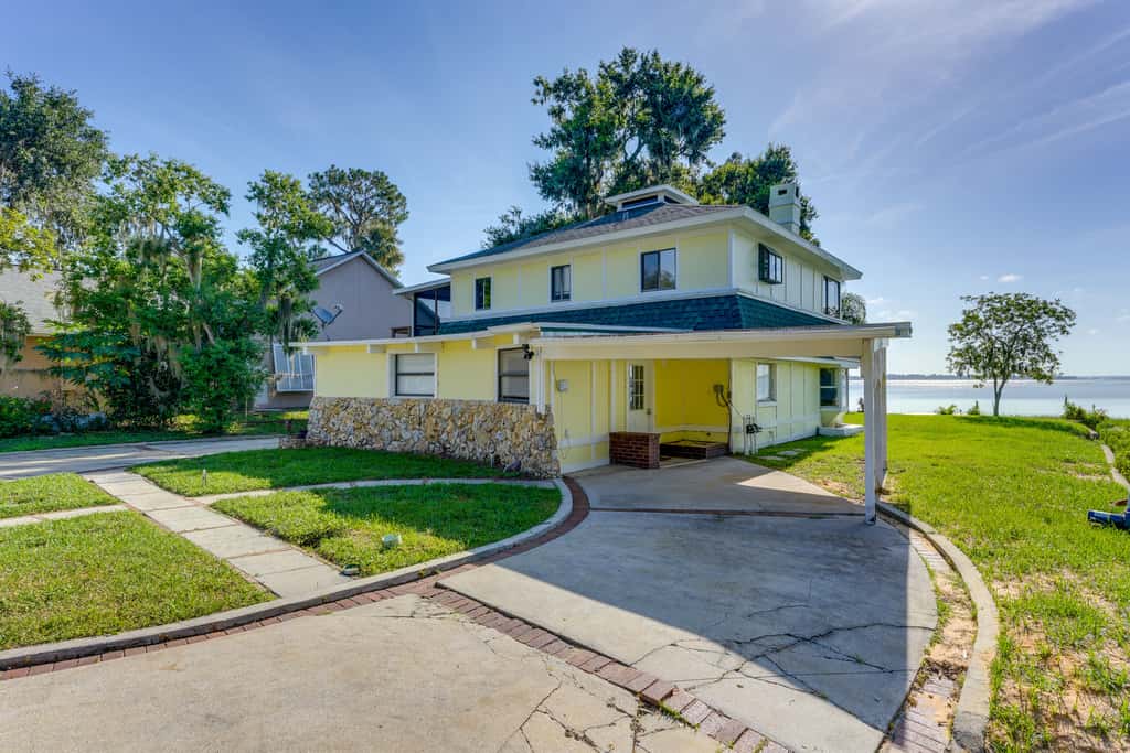 Dora Canal Views & Shared Dock: Apt in Tavares!