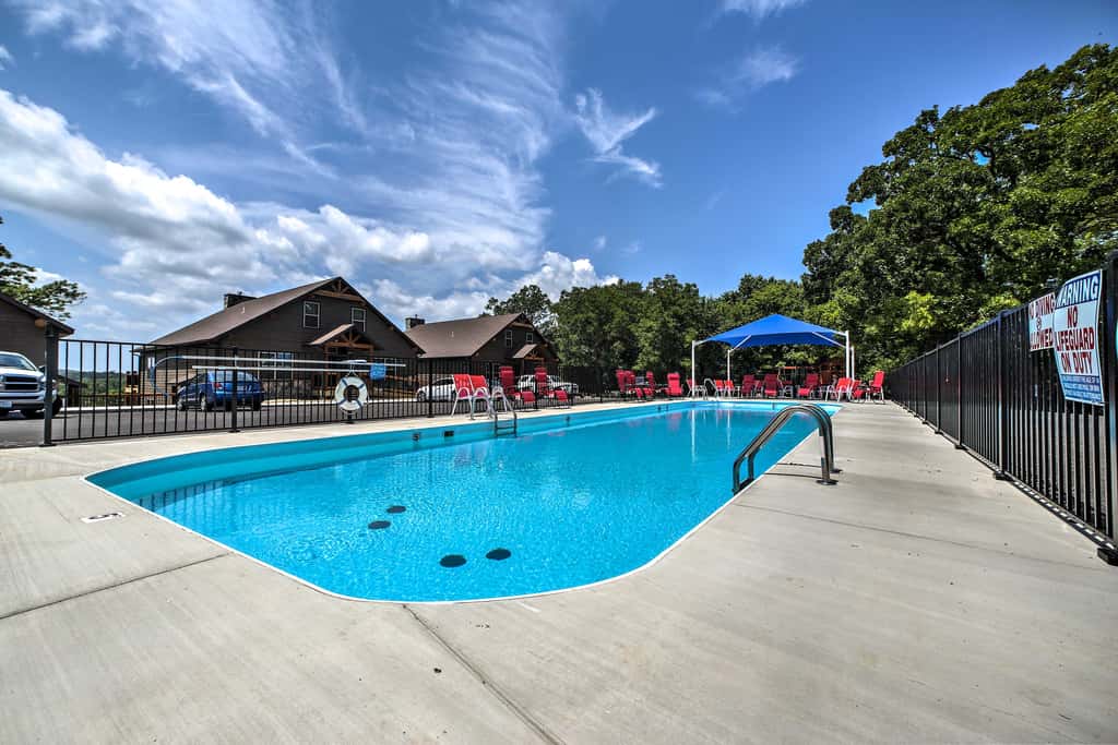 Resort Cabin w/ Nearby Pool & Lake Access!
