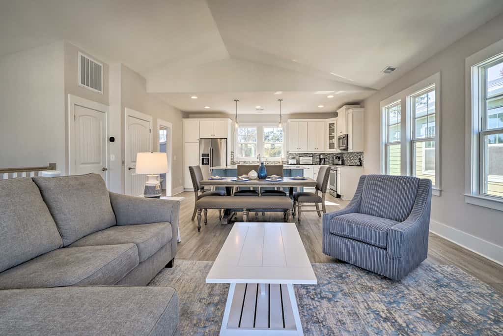 Kure Beach Townhome: Short Walk to the Beach!