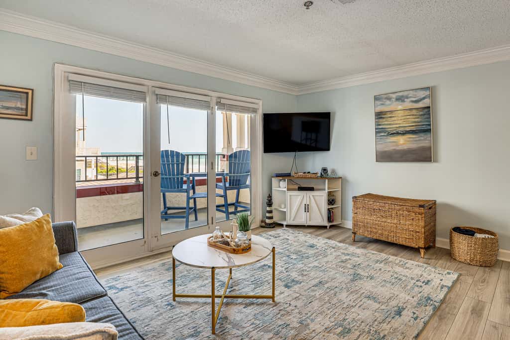 Ocean Views + Resort Pool! N Topsail Beach Condo