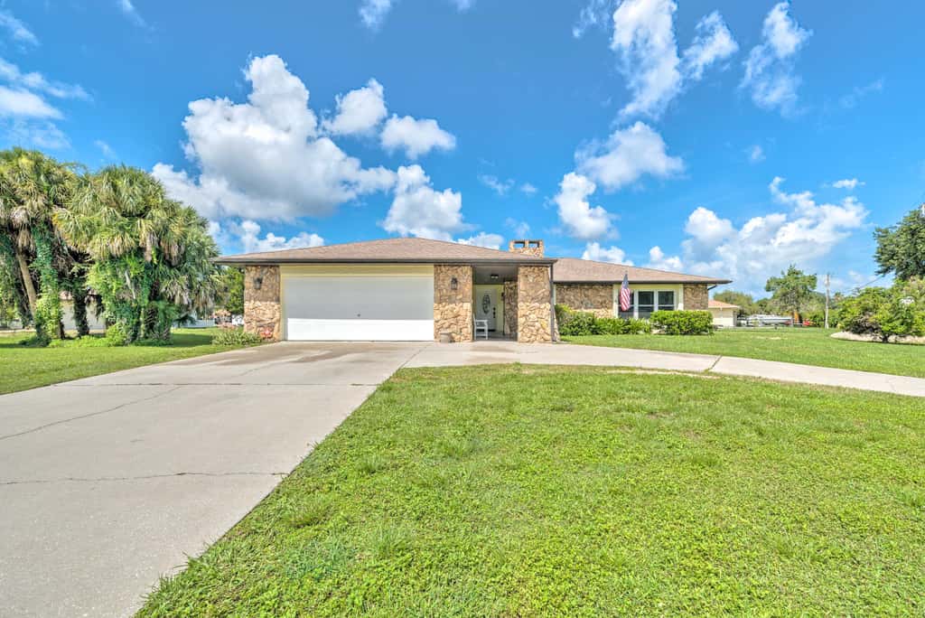 Waterfront Home on Canal w/ Dock & Pedal Boat!