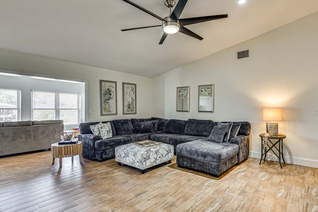 Waterfront Home on Canal w/ Dock & Pedal Boat!