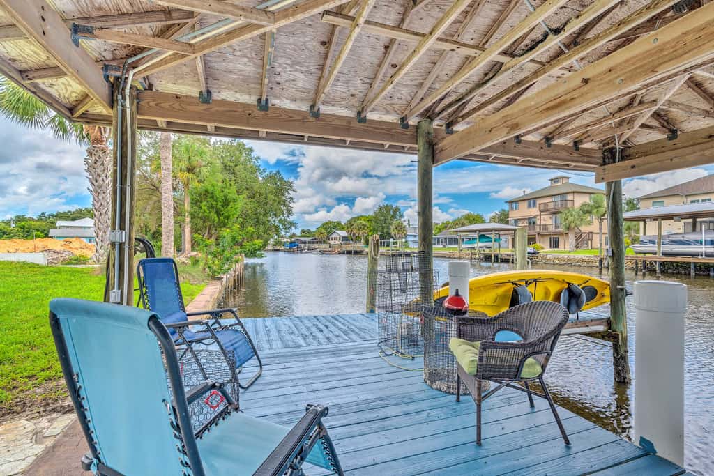 Waterfront Home w/ Dock, Kayaks, Pool + More!