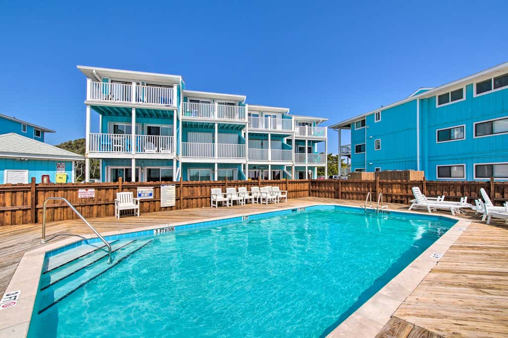 Kure Beach Condo w/ Panoramic Ocean Views!