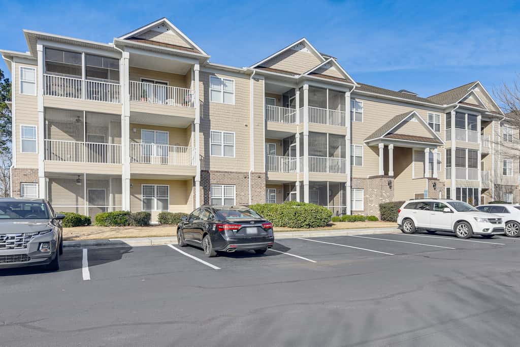 Pool & Private Balcony! Crow Creek Golf Club Condo