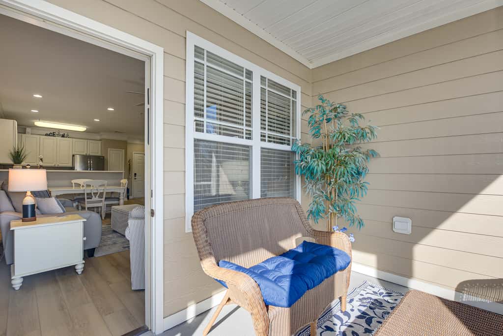 Pool & Private Balcony! Crow Creek Golf Club Condo
