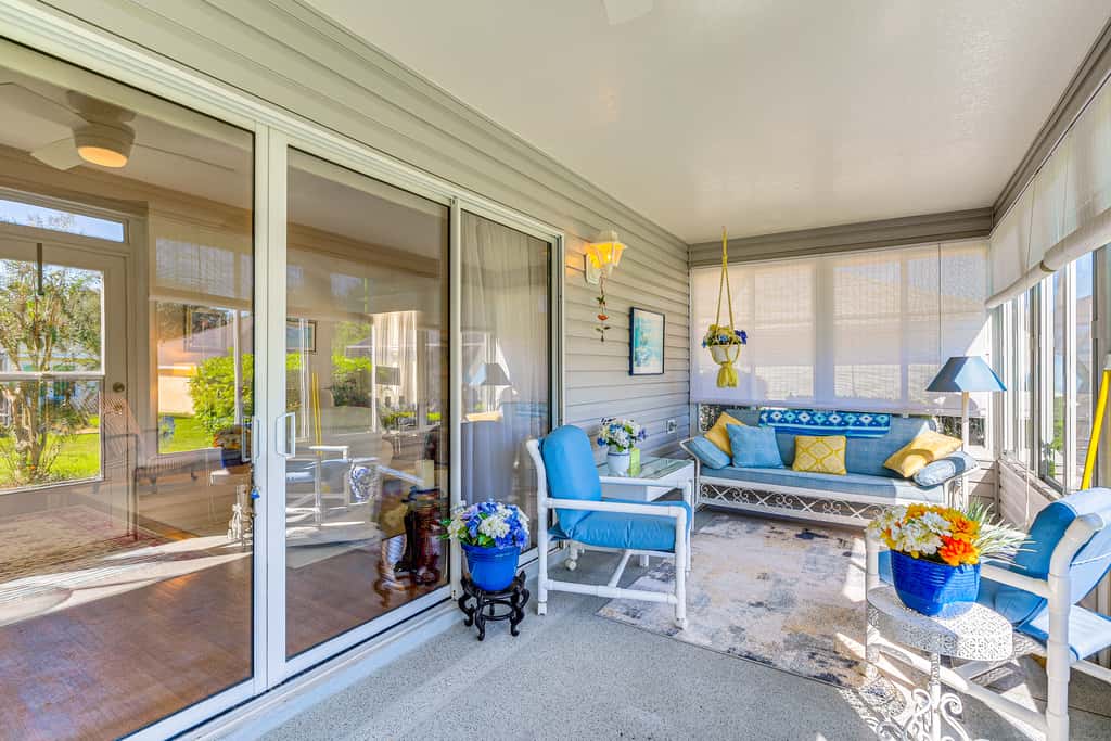 Walk to Golf & Pool: Pet-Friendly Villages Home