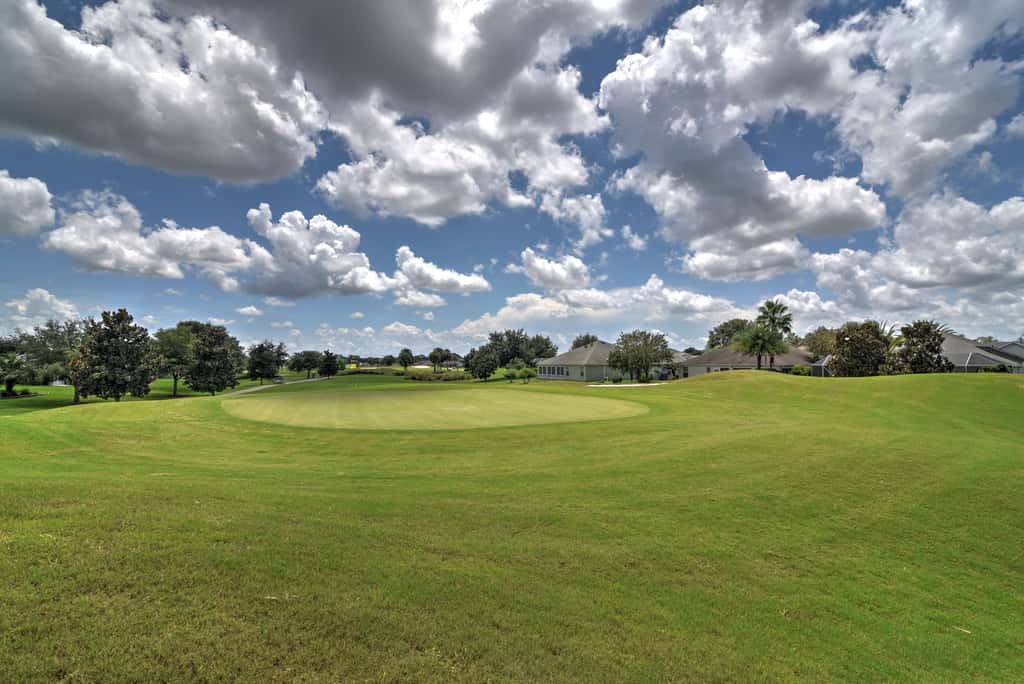 Walk to Golf & Pool: Pet-Friendly Villages Home