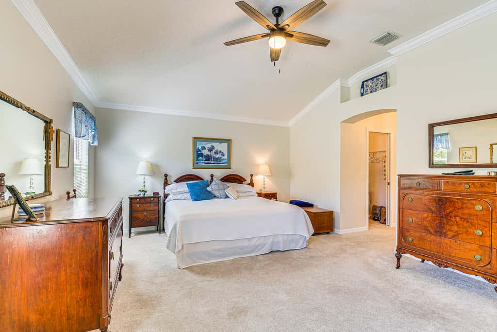 Walk to Golf & Pool: Pet-Friendly Villages Home