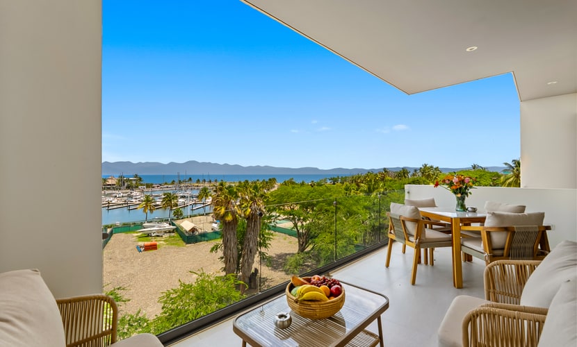 2BR/2BA Marina View Condo w/ King Bed, Rooftop Pool & Beach Club, La Cruz