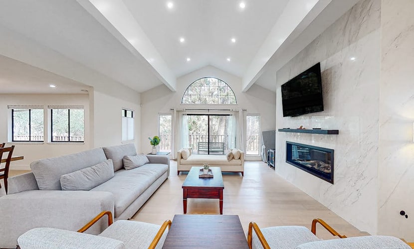 Exquisite home with fireplace, balcony, & washer/dryer - dog-friendly