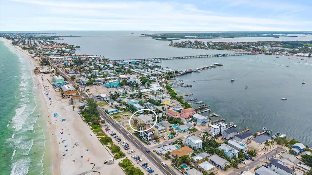 Beachview balconies with pool, steps from the beach