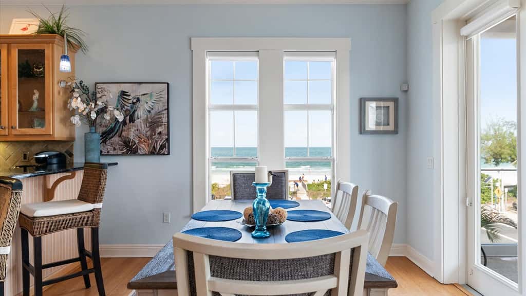 Beachview balconies with pool, steps from the beach