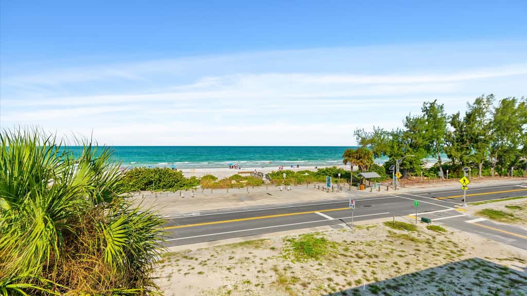 Beachview balconies with pool, steps from the beach