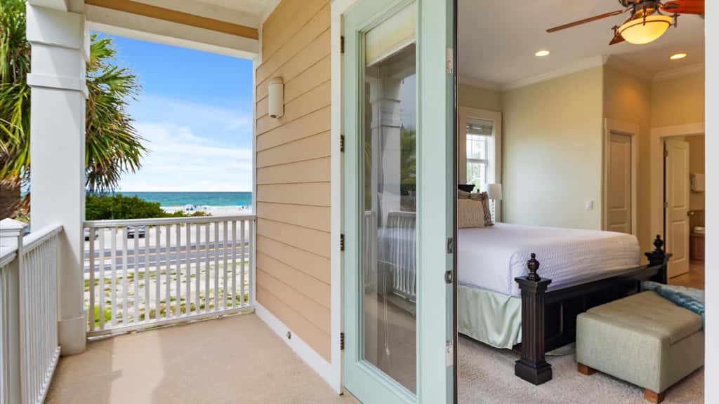 Beachview balconies with pool, steps from the beach
