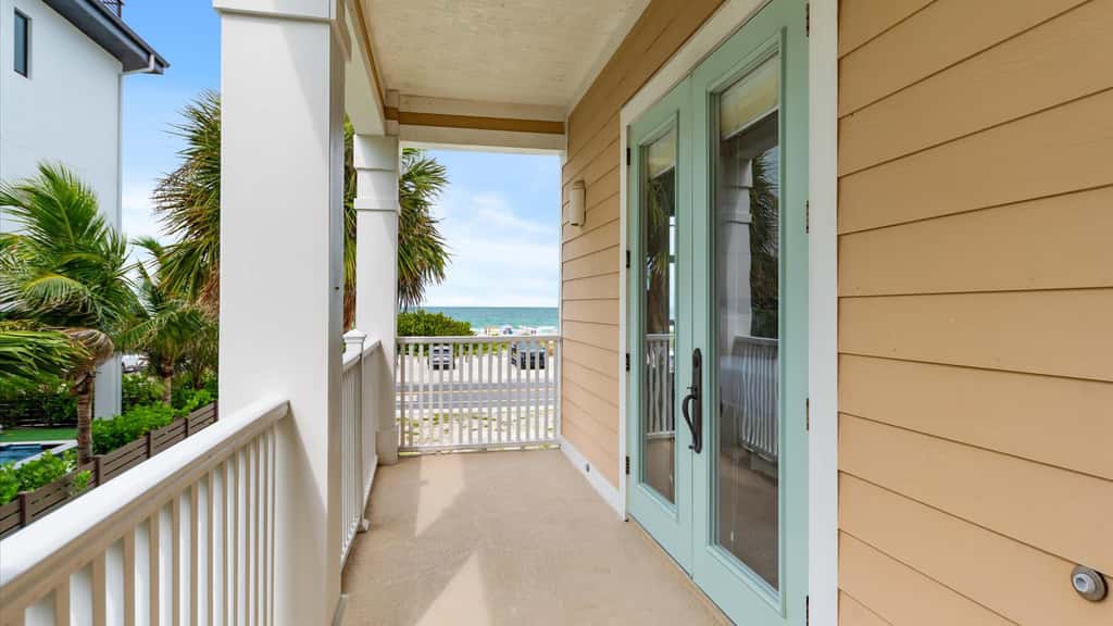 Beachview balconies with pool, steps from the beach