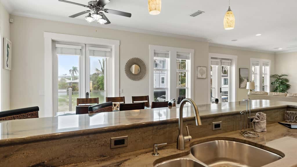Beachview balconies with pool, steps from the beach