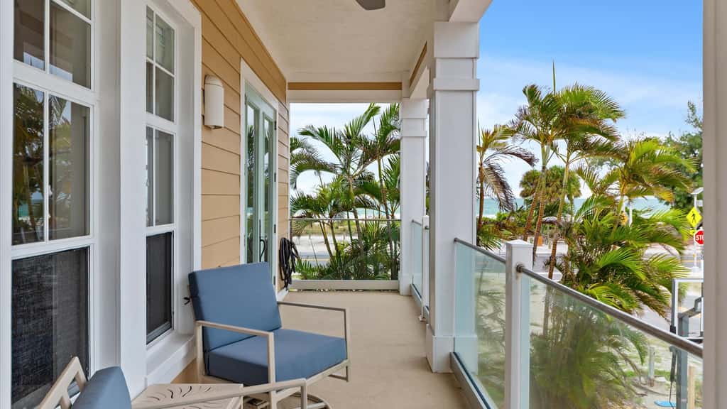 Beachview balconies with pool, steps from the beach