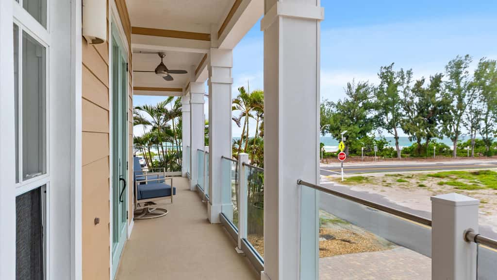 Beachview balconies with pool, steps from the beach