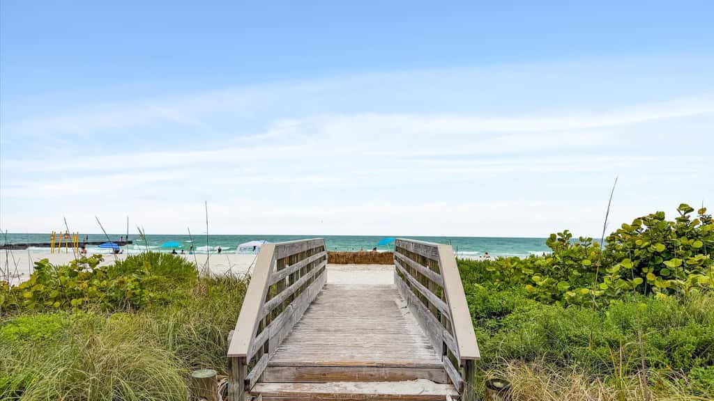 Beachview balconies with pool, steps from the beach
