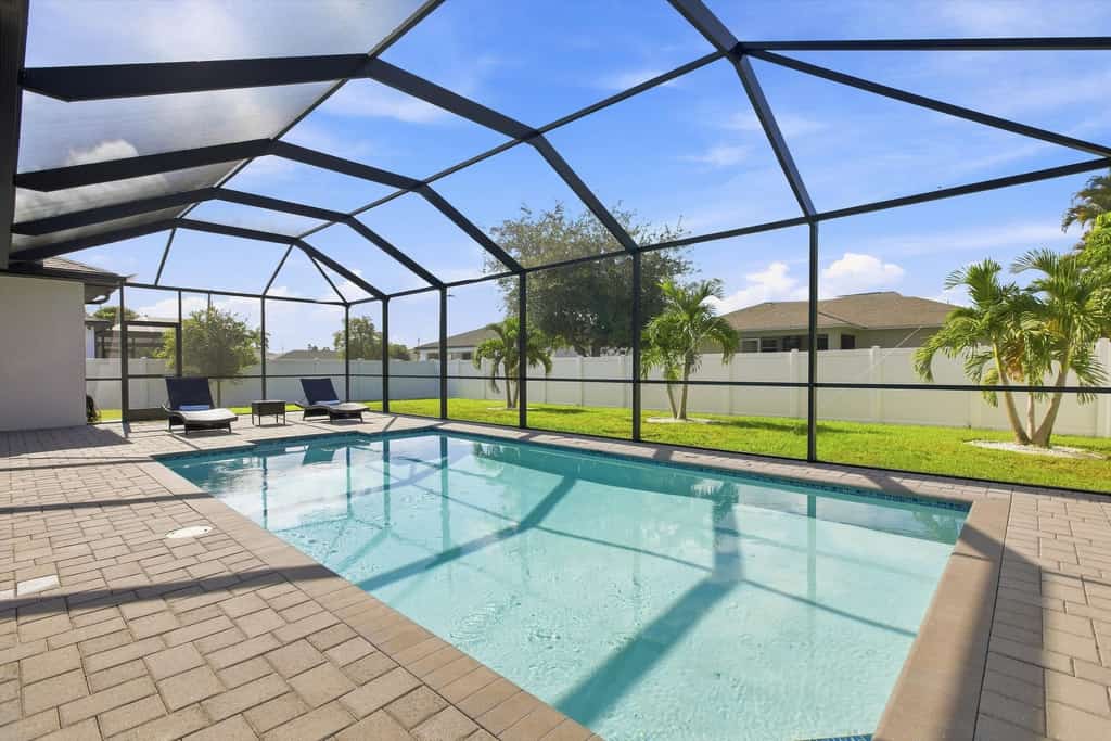 Welcome to Only Comfort, a spacious Cape Coral home with a private pool, generous outdoor space, and room for up to 12 guests. With four bedrooms, a sofa bed, three full bathrooms, a pool table, outdoor kitchen, and patio, this home creates plenty of space to relax, gather, and enjoy time together.
