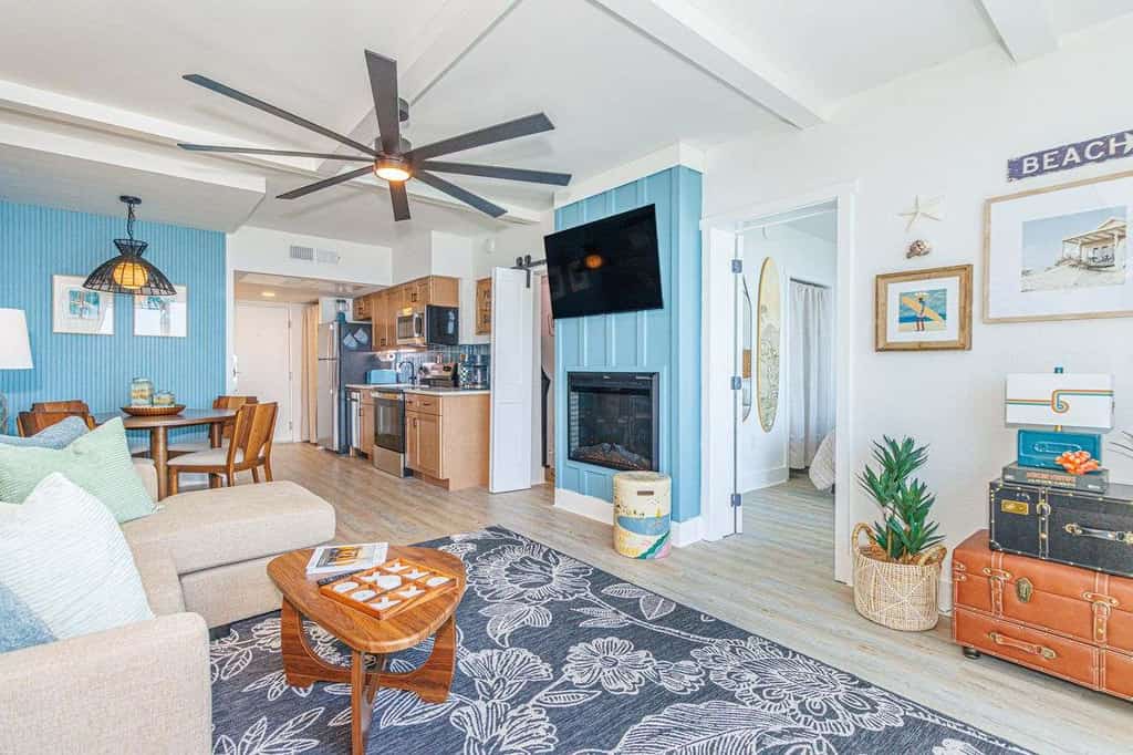 Welcome to Yachtsman 601, a beautifully decorated 6th-floor oceanfront condo where modern coastal style, incredible Atlantic Ocean views, and one of Myrtle Beach's best locations come together to create the perfect beach getaway. Located in the iconic Yachtsman Resort South Tower, this thoughtfully designed 1-bedroom retreat comfortably accommodates up to 6 guests and places you just steps from the Myrtle Beach Boardwalk, Pier 14, the SkyWheel, shopping, dining, and endless entertainment.
