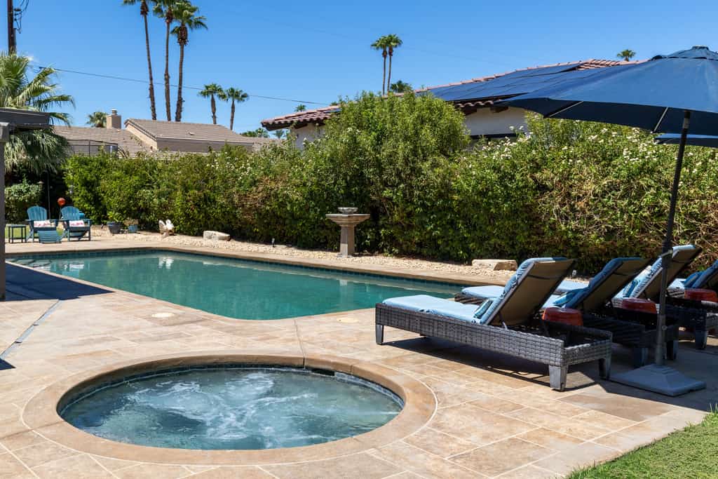 Boqueron and Beyond | Private Pool & Spa | Entertainer's Backyard | 3BR | Bermuda Dunes