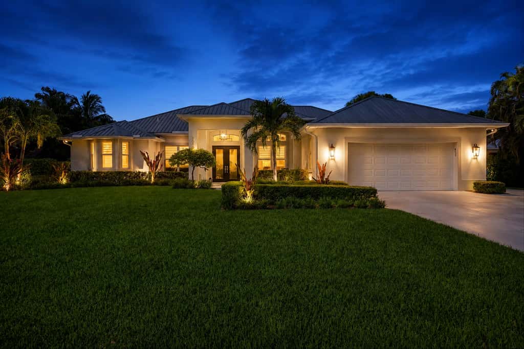 Spacious home with private pool and patio