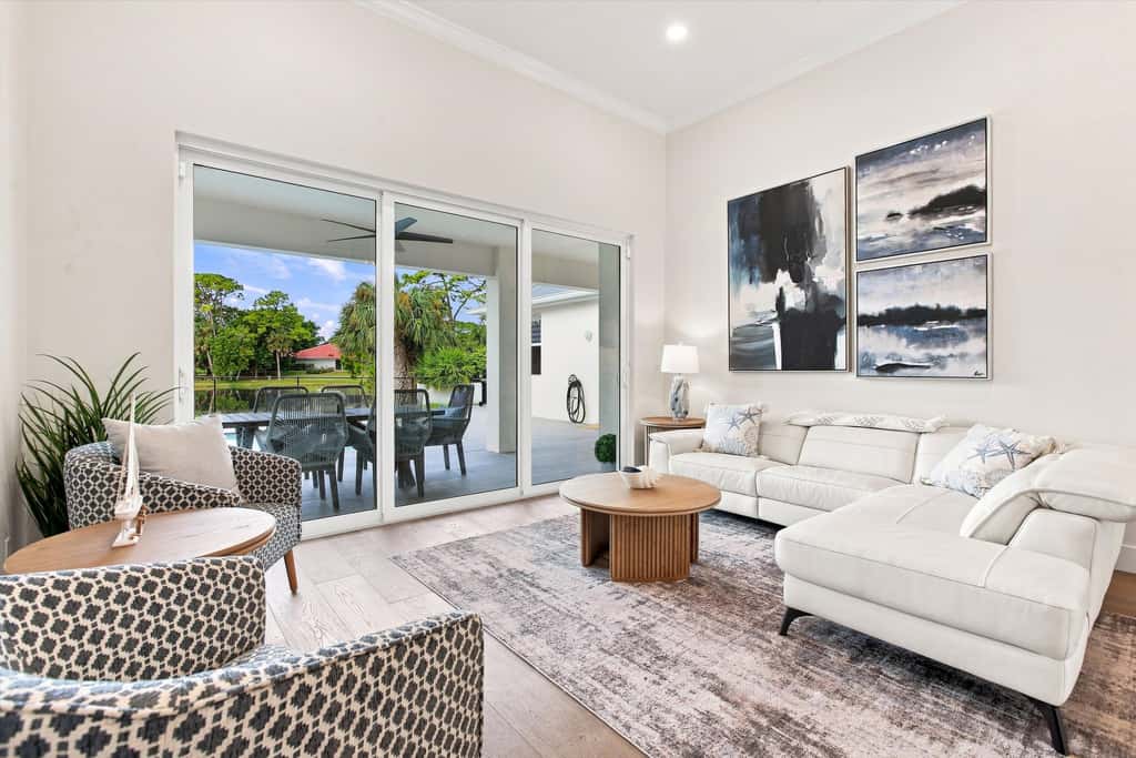 Spacious home with private pool and patio