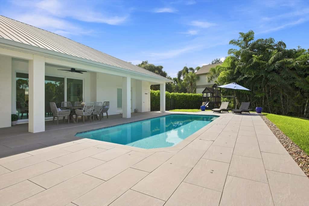 Spacious home with private pool and patio