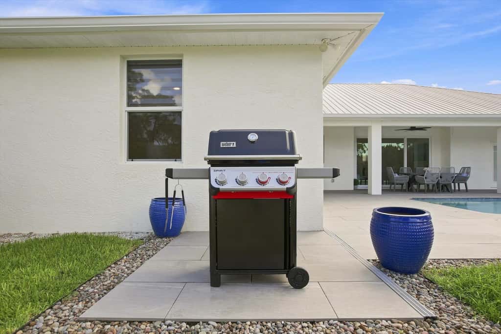 Spacious home with private pool and patio
