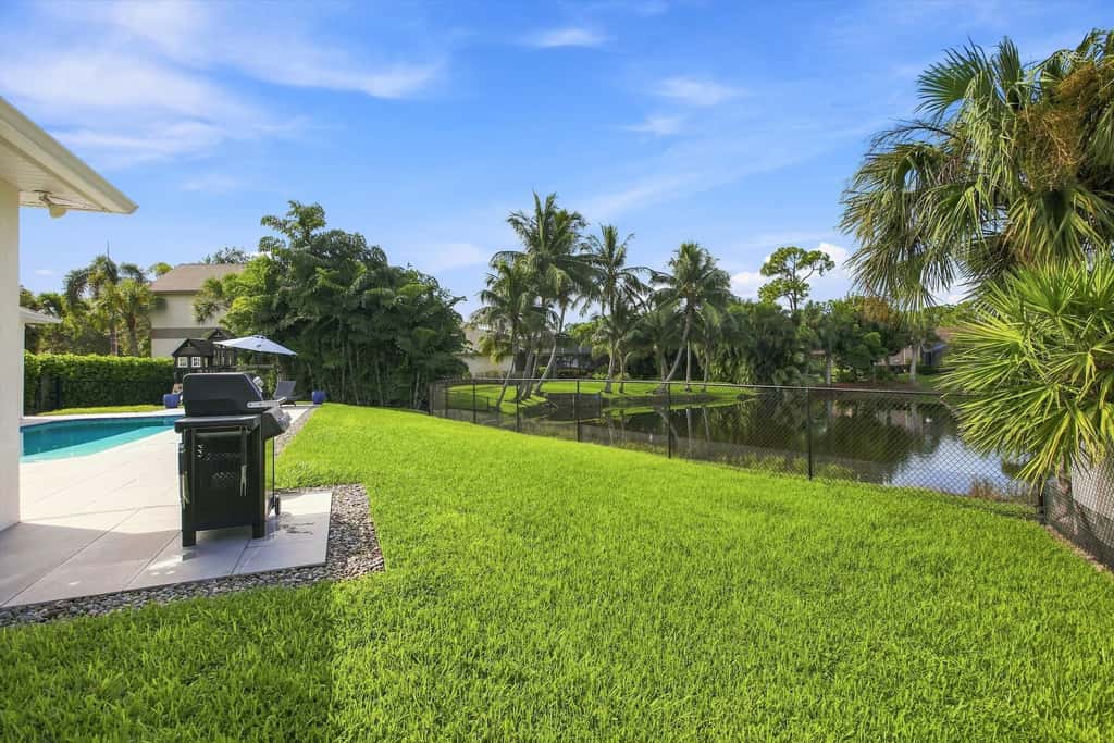 Spacious home with private pool and patio