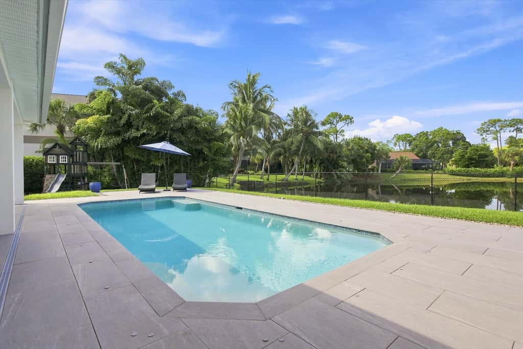Spacious home with private pool and patio