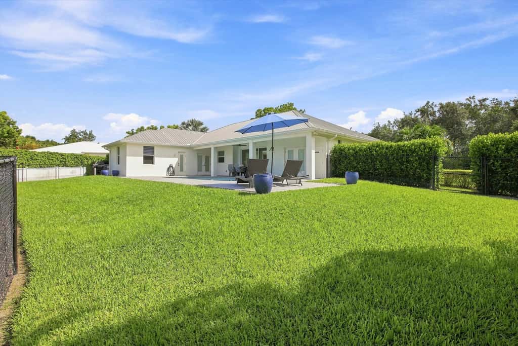 Spacious home with private pool and patio