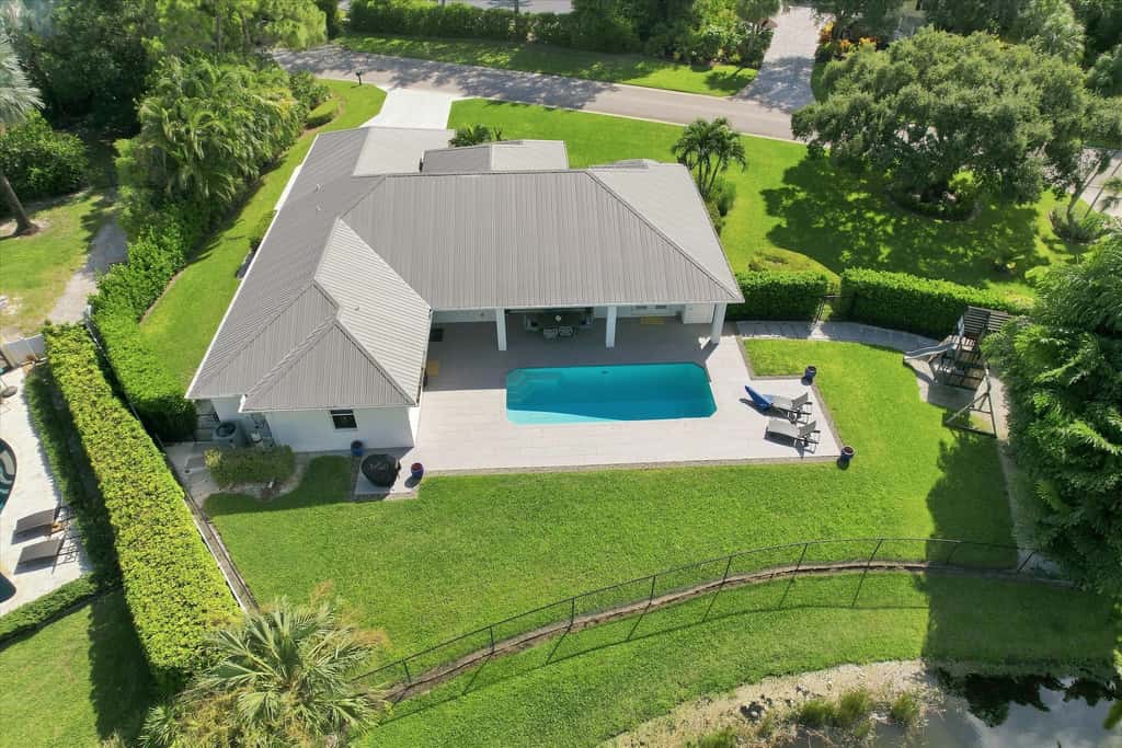 Spacious home with private pool and patio