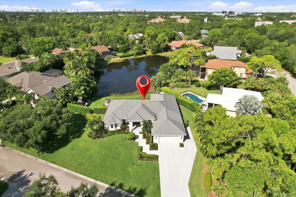 Spacious home with private pool and patio