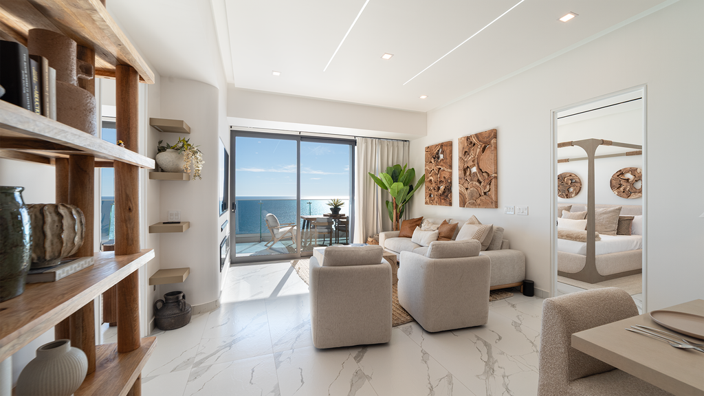 R1401 – Luxurious 3BR Beachfront Condo with Ocean Views and Spacious Balcony