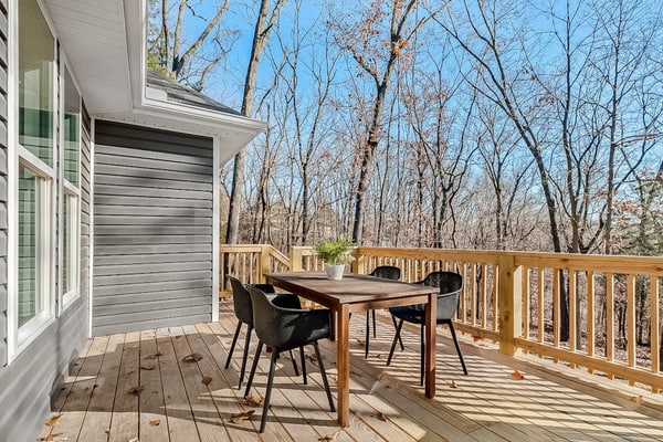 Home with a fireplace, deck, washer/dryer, central AC - golf nearby