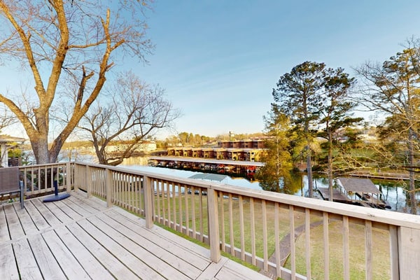 Spacious Lakefront Retreat with Game Room, Private Dock, and Scenic Views