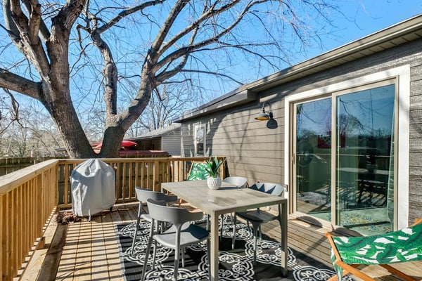 Fully remodeled downtown home with enclosed yard, fireplace, game room & deck