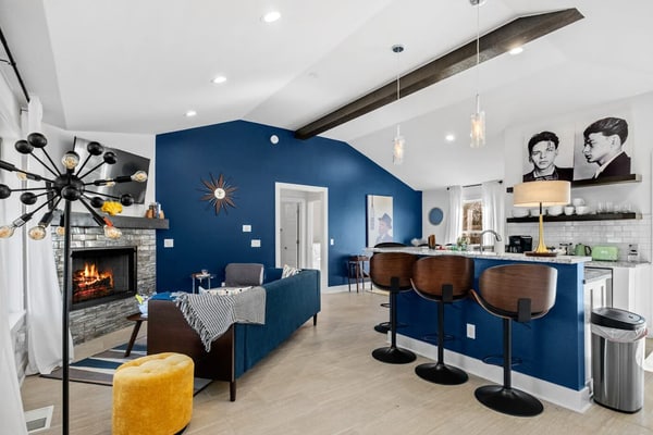 Fully remodeled downtown home with enclosed yard, fireplace, game room & deck