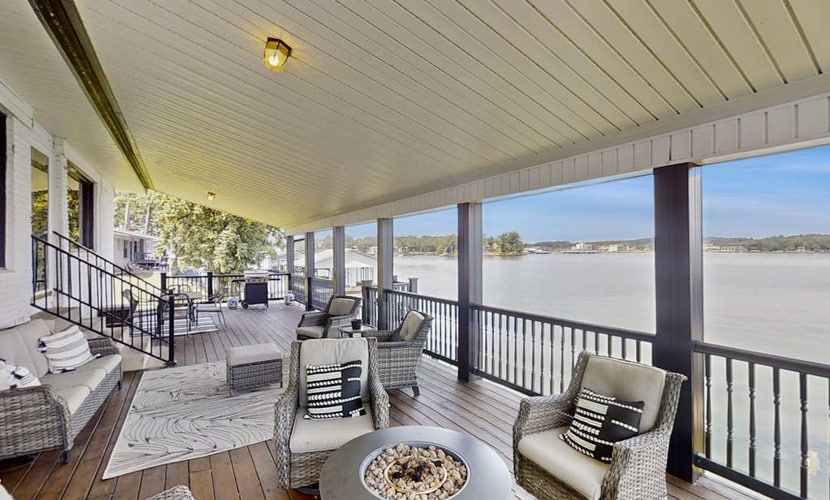 Sophisticated Waterfront Villa with Private Dock and High-End Appliances