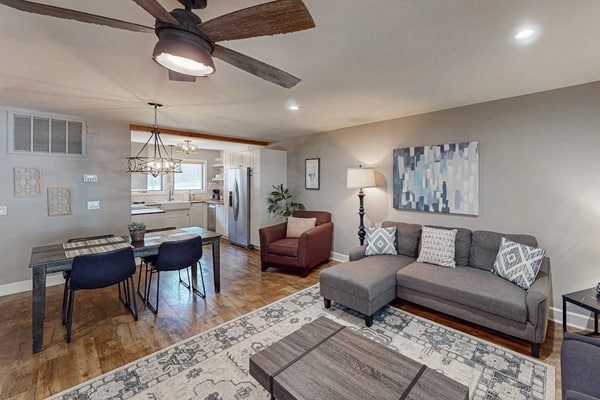 Cozy Townhouse with a Covered Deck, Smart TVs, and Golf Nearby