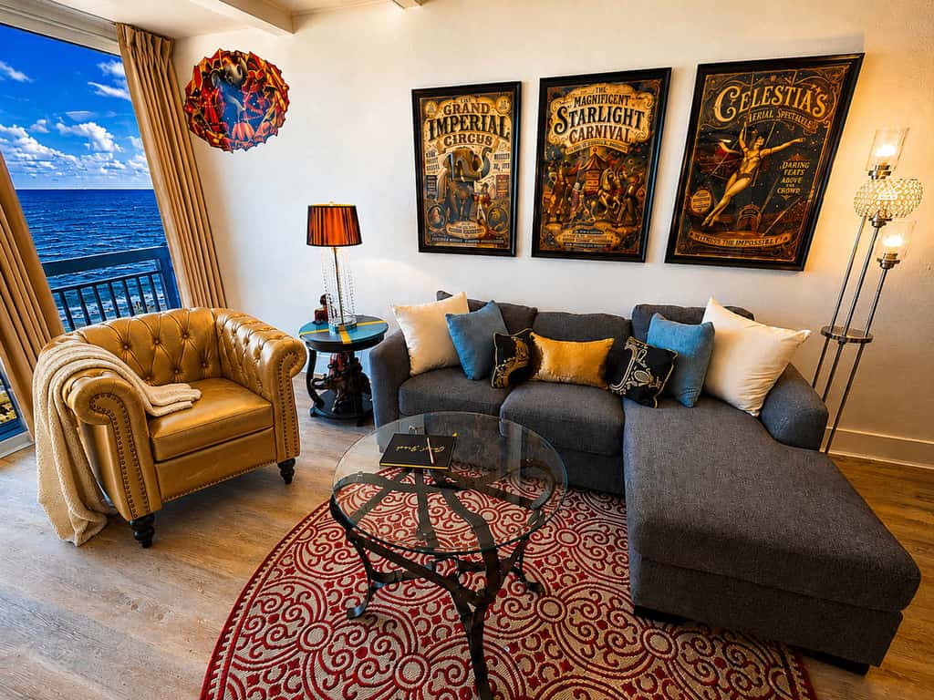 Circus-Themed Oceanfront Condo! Yachtsman 1001