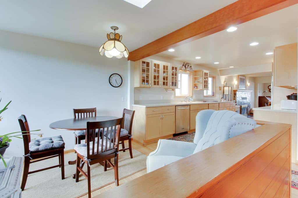 Escape to this Waterfront Lopez Island Retreat with Panoramic Ocean Views