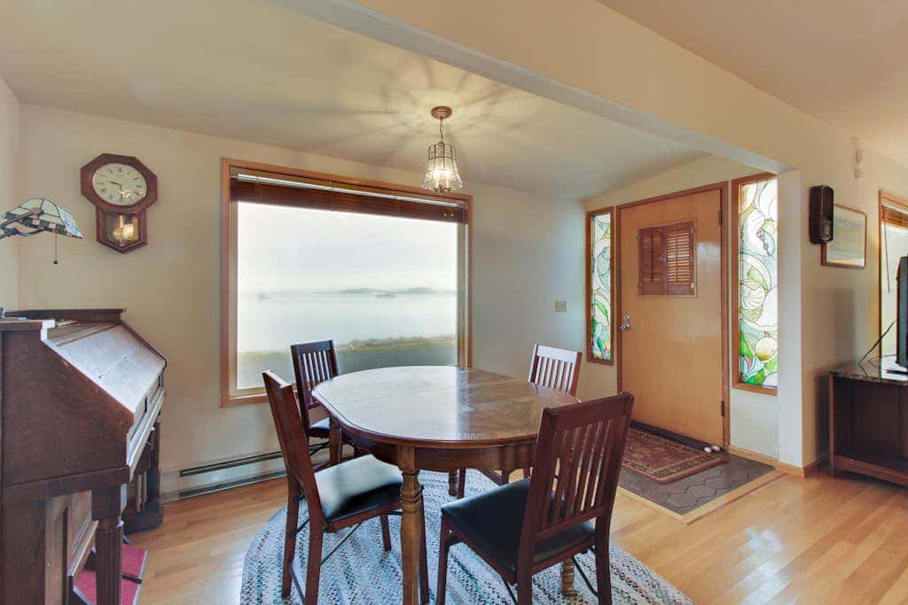 Escape to this Waterfront Lopez Island Retreat with Panoramic Ocean Views