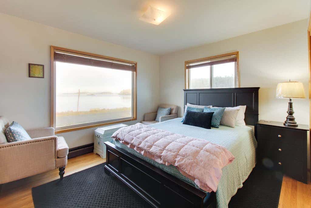 Escape to this Waterfront Lopez Island Retreat with Panoramic Ocean Views