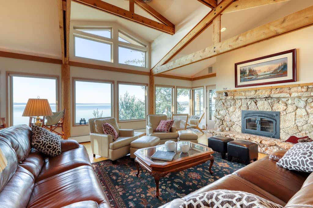 Multi-family waterfront home with amazing views, deck space & garden