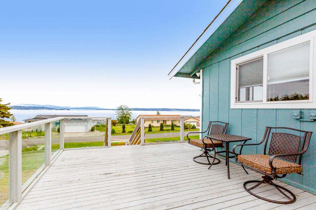 Scenic 3BR Oak Harbor Home | Hot Tub | Water Views