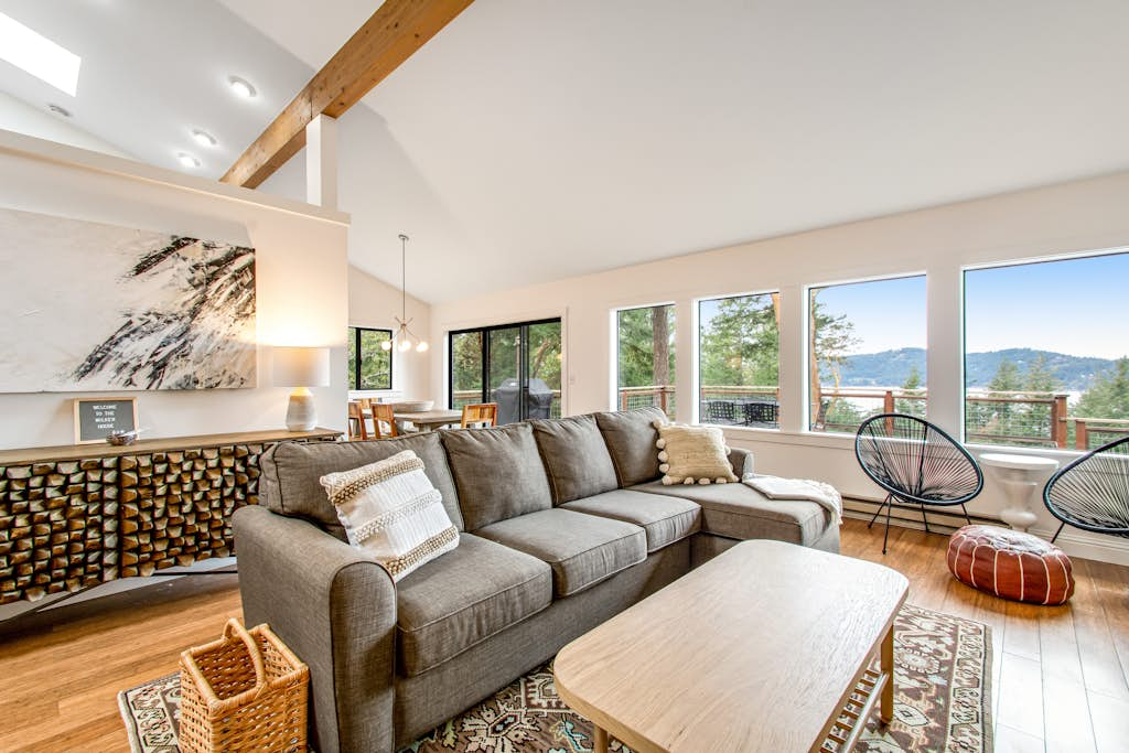 Water View Retreat with Private Hot Tub, Deck, and Grill